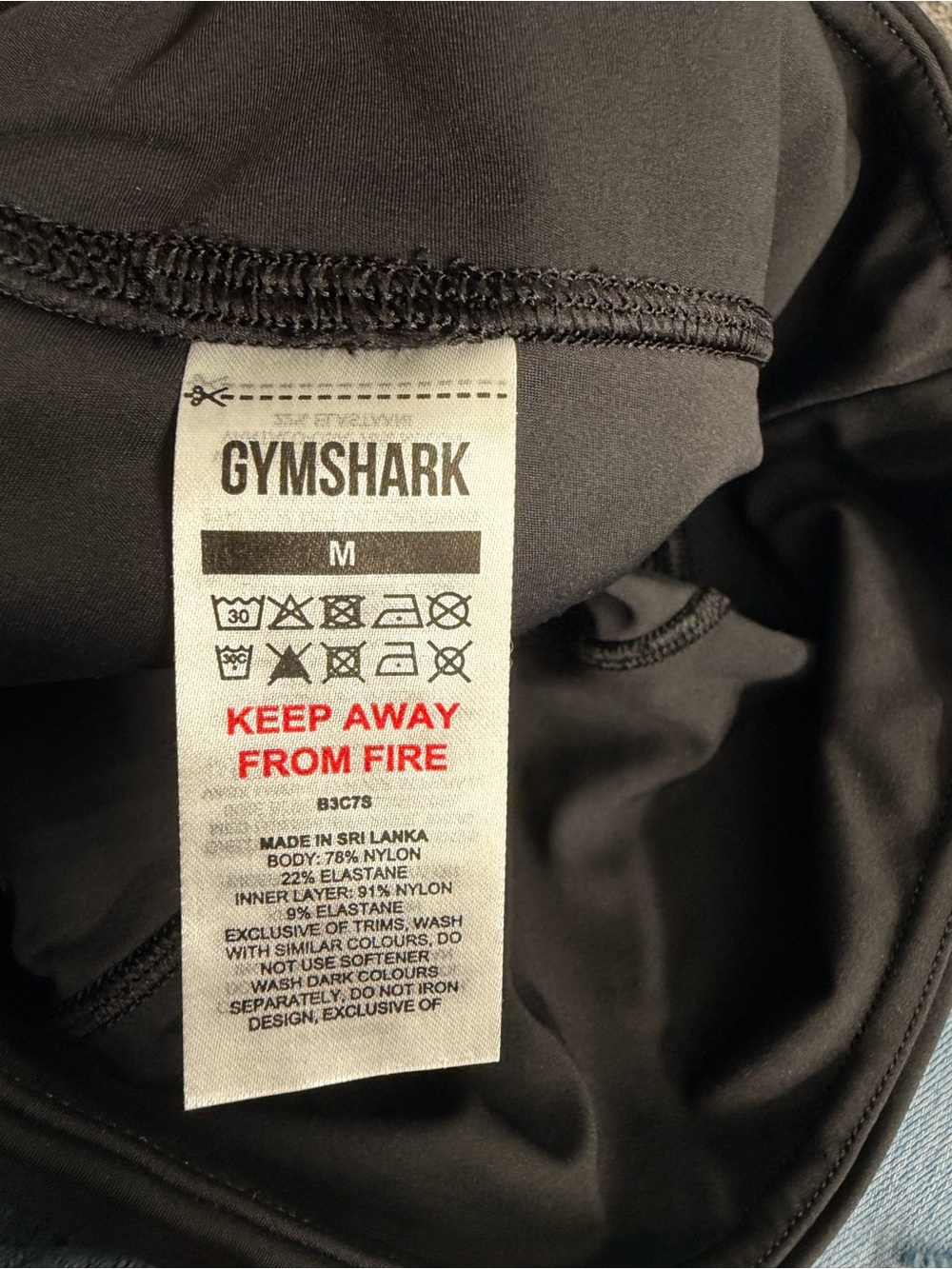 Gymshark Black High-Rise Pocket Leggings - Picture 4 of 4